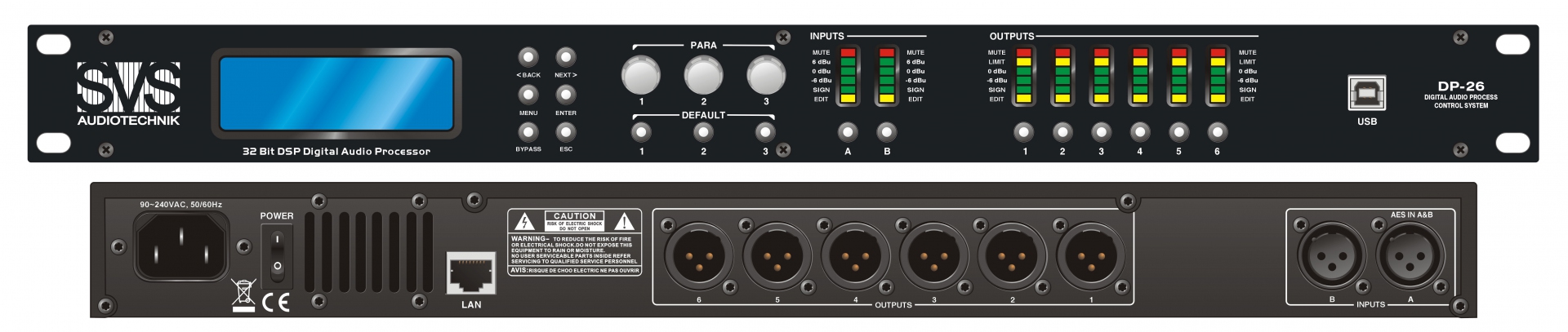 SVS Audiotechnik DP-26 Цифровой процессор: 2 входа 6 выходов в Лысково