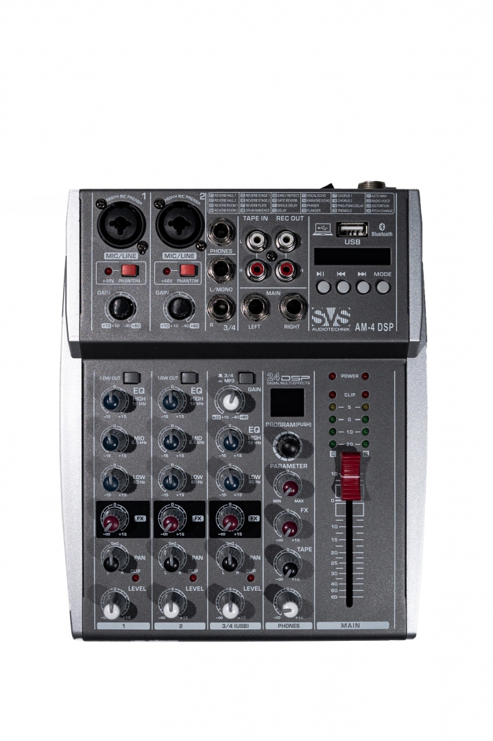 SVS Audiotechnik mixers AM-4 DSP Аналоговый микшерный пульт, 4-канала в Лысково
