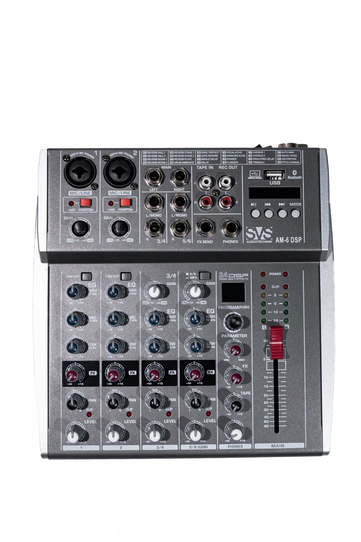 SVS Audiotechnik mixers AM-6 DSP Микшерный пульт аналоговый, 6-канальный SVS Audiotechnik mixers в Лысково